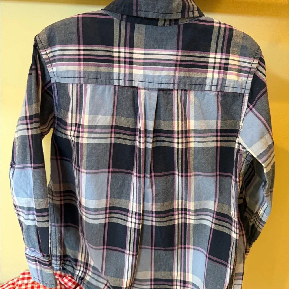 Gymboree Toddler Boys Plaid Dress Shirt Size 3T